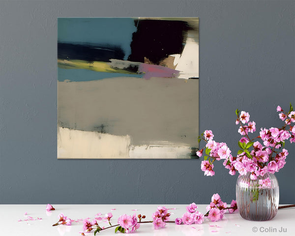 Abstract Wall Art for Bedroom, Original Modern Acrylic Artwork, Modern Canvas Art Paintings, Extra Large Abstract Paintings for Dining Room-Art Painting Canvas