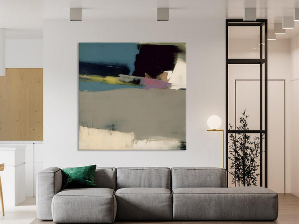 Abstract Wall Art for Bedroom, Original Modern Acrylic Artwork, Modern Canvas Art Paintings, Extra Large Abstract Paintings for Dining Room-Art Painting Canvas
