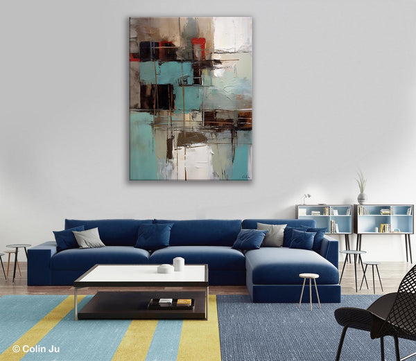 Original Canvas Art, Contemporary Acrylic Painting on Canvas, Large Wall Art Painting for Bedroom, Oversized Modern Abstract Wall Paintings-Art Painting Canvas