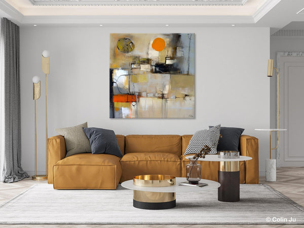 Large Abstract Art for Bedroom, Simple Modern Acrylic Art, Modern Original Abstract Art, Canvas Paintings for Sale, Contemporary Canvas Art-Art Painting Canvas
