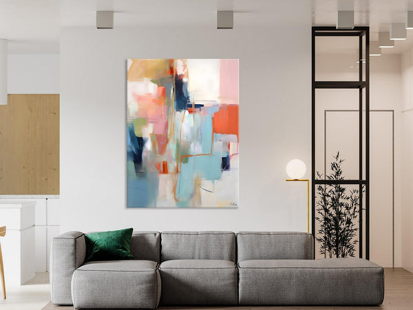 Large Wall Art Painting for Bedroom, Oversized Abstract Wall Art Paintings, Original Modern Artwork, Contemporary Acrylic Painting on Canvas-Art Painting Canvas