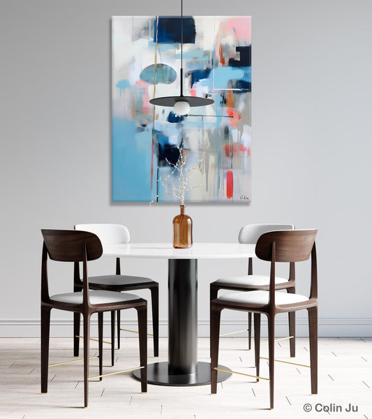 Large Wall Paintings for Bedroom, Contemporary Abstract Paintings on Canvas, Oversized Abstract Wall Art Paintings, Original Abstract Art-Art Painting Canvas
