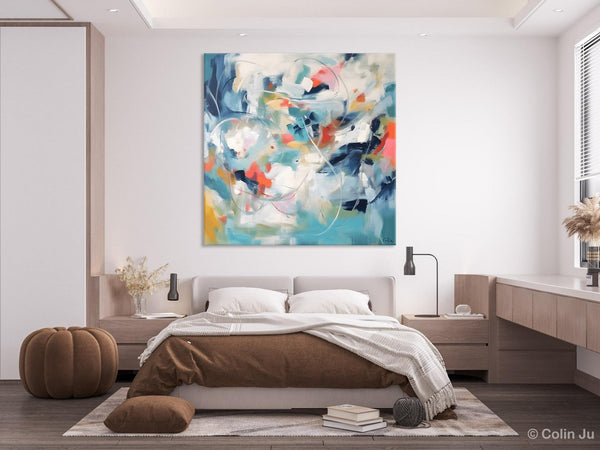 Modern Acrylic Art, Modern Original Abstract Art, Large Abstract Art for Bedroom, Simple Canvas Paintings for Sale, Contemporary Canvas Art-Art Painting Canvas