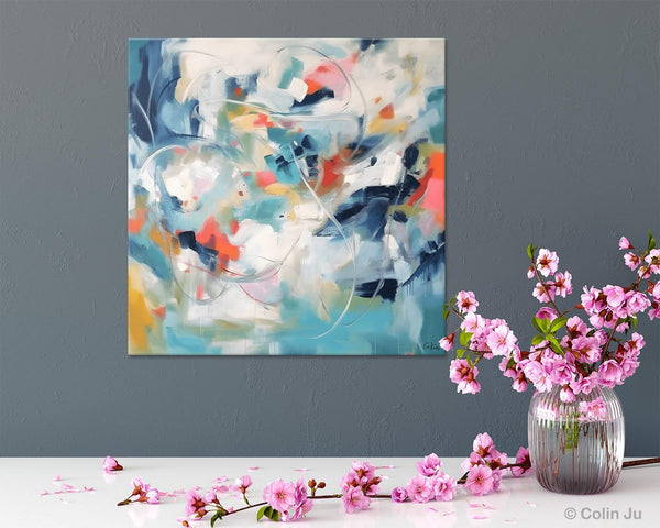 Modern Acrylic Art, Modern Original Abstract Art, Large Abstract Art for Bedroom, Simple Canvas Paintings for Sale, Contemporary Canvas Art-Art Painting Canvas