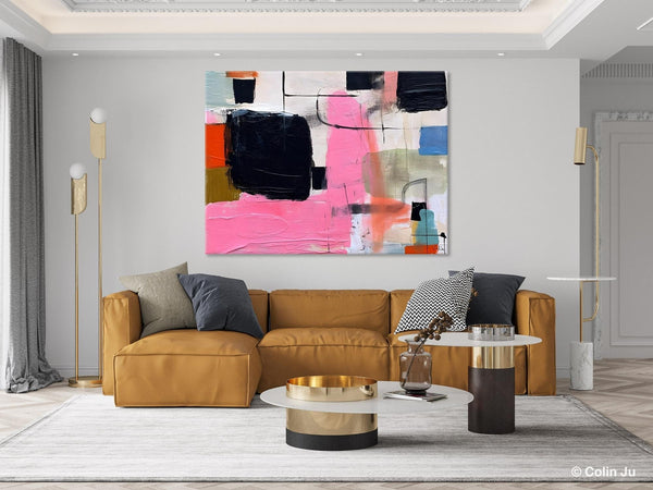 Contemporary Painting on Canvas, Extra Large Wall Art Paintings, Simple Canvas Art, Original Canvas Art for sale, Simple Abstract Paintings-Art Painting Canvas
