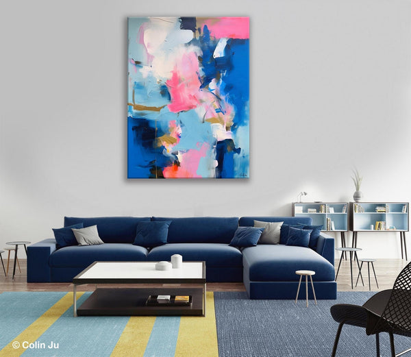 Large Abstract Painting for Bedroom, Oversized Canvas Wall Art Paintings, Original Modern Artwork, Contemporary Acrylic Painting on Canvas-Art Painting Canvas