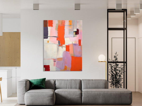 Large Modern Canvas Art for Dining Room, Simple Abstract Art, Large Original Wall Art Painting for Bedroom, Acrylic Paintings on Canvas-Art Painting Canvas