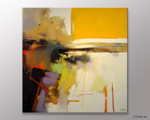 Large Abstract Art for Bedroom, Modern Acrylic Art, Modern Original Abstract Art, Simple Canvas Paintings for Sale, Contemporary Canvas Art-Art Painting Canvas