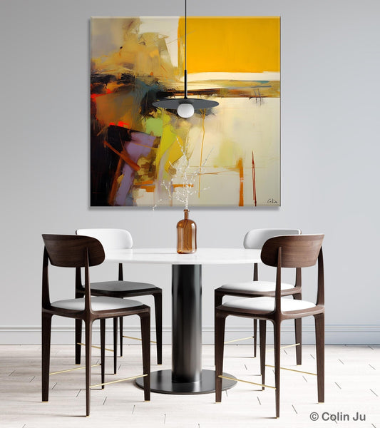 Large Abstract Art for Bedroom, Modern Acrylic Art, Modern Original Abstract Art, Simple Canvas Paintings for Sale, Contemporary Canvas Art-Art Painting Canvas