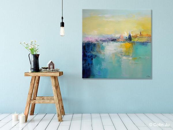 Modern Canvas Paintings, Contemporary Canvas Art, Original Modern Wall Art, Modern Acrylic Artwork, Large Abstract Painting for Bedroom-Art Painting Canvas