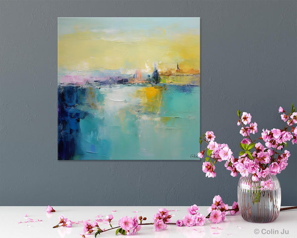 Modern Canvas Paintings, Contemporary Canvas Art, Original Modern Wall Art, Modern Acrylic Artwork, Large Abstract Painting for Bedroom-Art Painting Canvas