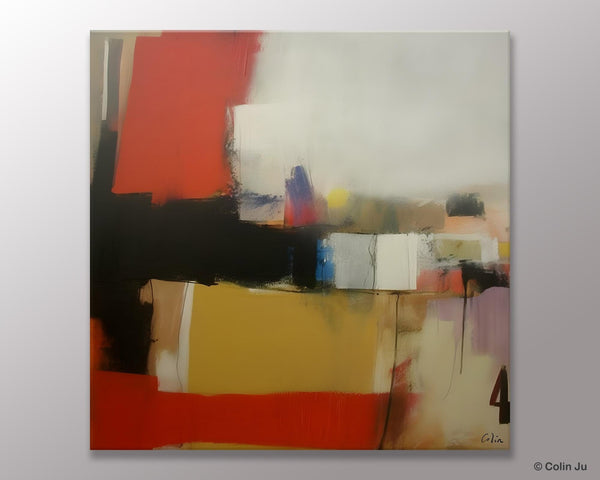 Modern Original Abstract Art, Canvas Paintings for Sale, Large Wall Art for Bedroom, Geometric Modern Acrylic Art, Contemporary Canvas Art-Art Painting Canvas