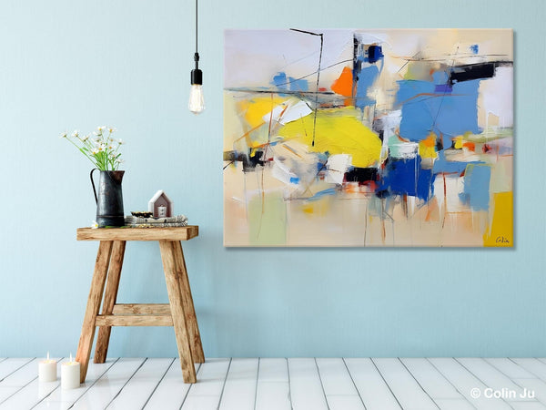 Large Canvas Art for Sale, Original Abstract Art Paintings, Hand Painted Canvas Art, Acrylic Painting on Canvas, Large Painting for Bedroom-Art Painting Canvas