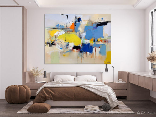 Large Canvas Art for Sale, Original Abstract Art Paintings, Hand Painted Canvas Art, Acrylic Painting on Canvas, Large Painting for Bedroom-Art Painting Canvas