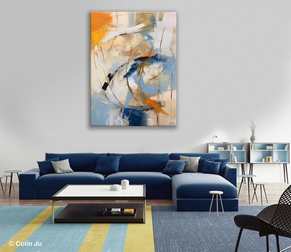 Modern Acrylic Paintings, Large Paintings for Living Room, Contemporary Wall Art Paintings, Hand Painted Canvas Art, Original Abstract Art-Art Painting Canvas