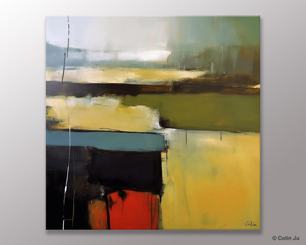 Large Abstract Painting for Bedroom, Original Modern Wall Art Paintings, Modern Acrylic Paintings, Huge Contemporary Canvas Paintings-Art Painting Canvas