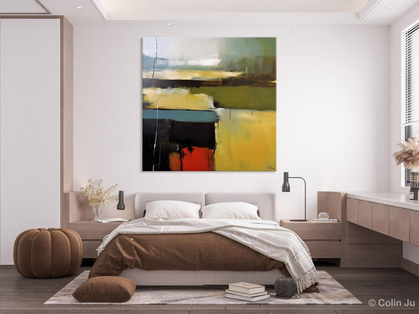Large Abstract Painting for Bedroom, Original Modern Wall Art Paintings, Modern Acrylic Paintings, Huge Contemporary Canvas Paintings-Art Painting Canvas