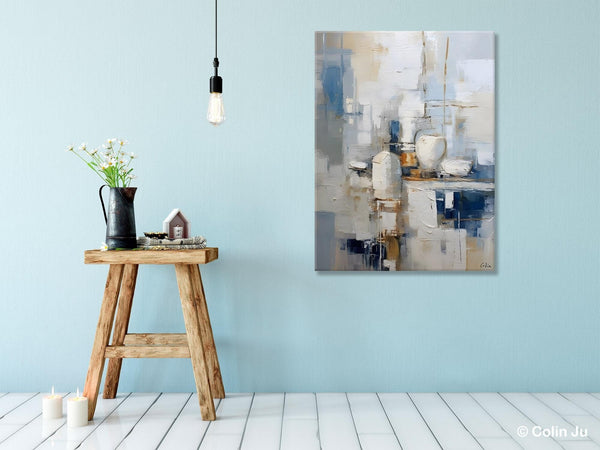 Oversized Contemporary Acrylic Paintings, Modern Abstract Paintings, Original Canvas Wall Art, Extra Large Canvas Painting for Living Room-Art Painting Canvas