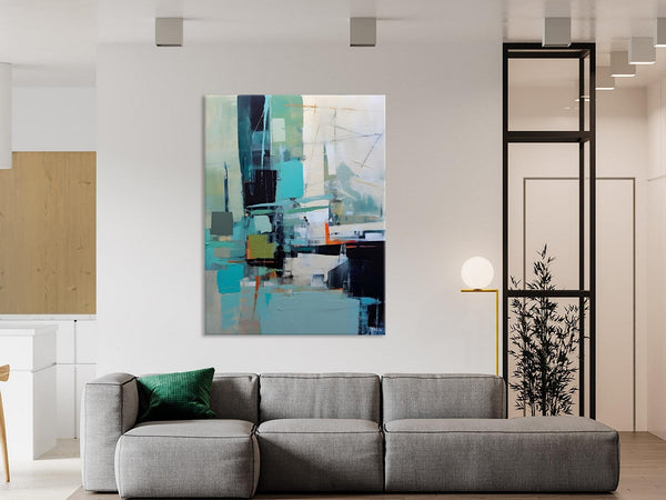 Original Abstract Art, Large Wall Art Painting for Dining Room, Large Modern Canvas Wall Paintings, Hand Painted Acrylic Painting on Canvas-Art Painting Canvas