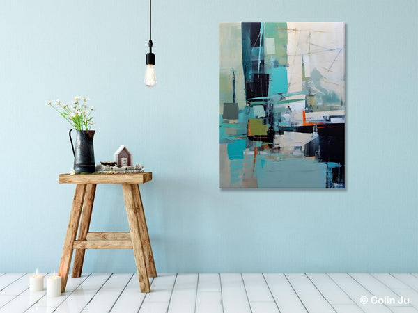 Original Abstract Art, Large Wall Art Painting for Dining Room, Large Modern Canvas Wall Paintings, Hand Painted Acrylic Painting on Canvas-Art Painting Canvas