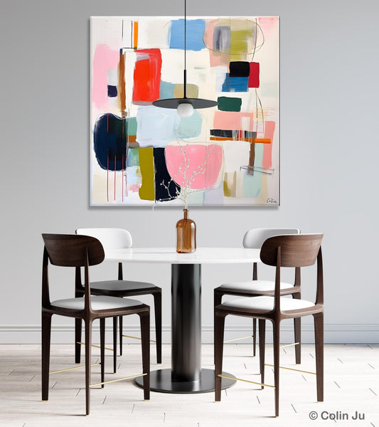 Modern Canvas Paintings, Large Abstract Painting for Bedroom, Original Abstract Wall Art, Modern Acrylic Artwork, Contemporary Canvas Art-Art Painting Canvas