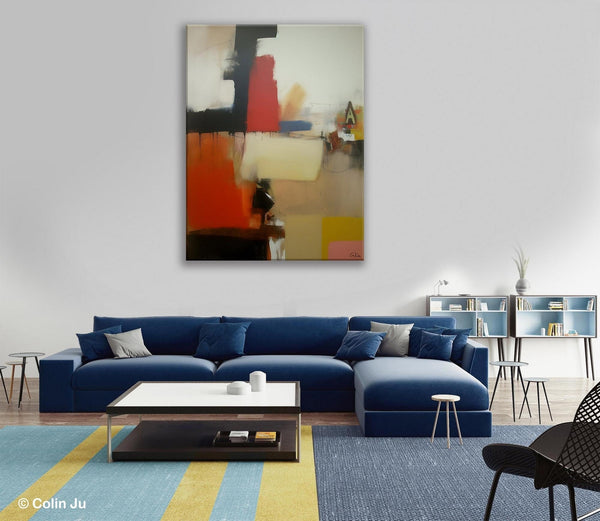 Large Contemporary Wall Art, Abstract Wall Paintings, Extra Large Paintings for Bedroom, Hand Painted Canvas Art, Original Modern Painting-Art Painting Canvas