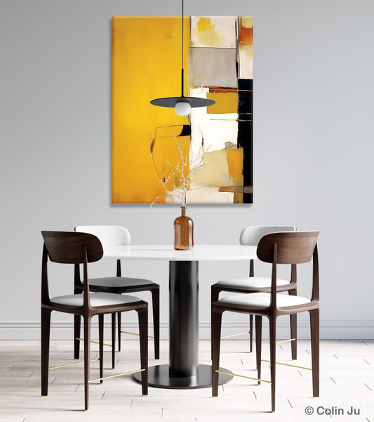 Original Canvas Artwork, Large Wall Art Painting for Dining Room, Oversized Abstract Art Paintings, Contemporary Acrylic Painting on Canvas-Art Painting Canvas