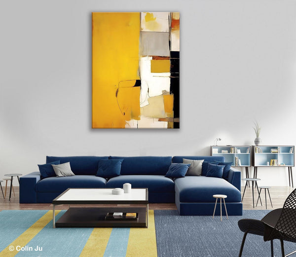 Original Canvas Artwork, Large Wall Art Painting for Dining Room, Oversized Abstract Art Paintings, Contemporary Acrylic Painting on Canvas-Art Painting Canvas