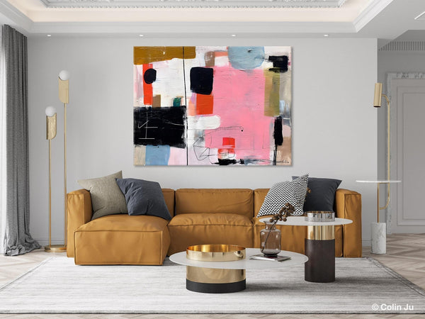 Modern Wall Art Ideas for Bedroom, Large Canvas Paintings, Original Abstract Art, Hand Painted Canvas Art, Contemporary Acrylic Paintings-Art Painting Canvas