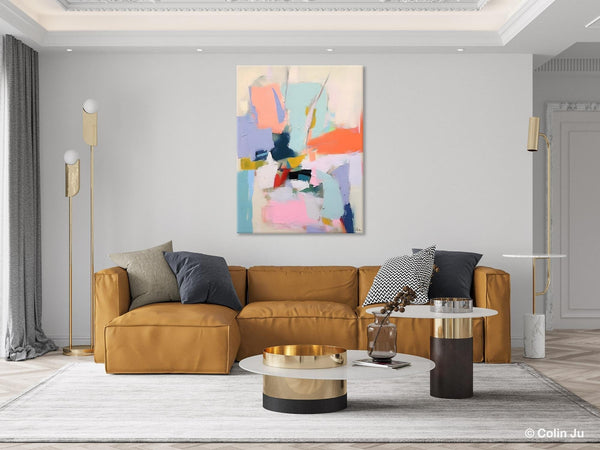 Original Artowrk, Abstract Wall Paintings, Hand Painted Canvas Art, Extra Large Paintings for Dining Room, Contemporary Wall Art Paintings-Art Painting Canvas
