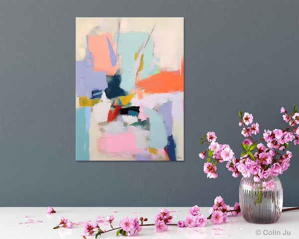 Original Artowrk, Abstract Wall Paintings, Hand Painted Canvas Art, Extra Large Paintings for Dining Room, Contemporary Wall Art Paintings-Art Painting Canvas