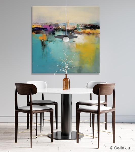 Large Abstract Painting for Bedroom, Modern Acrylic Paintings, Original Modern Wall Art Paintings, Oversized Contemporary Canvas Paintings-Art Painting Canvas