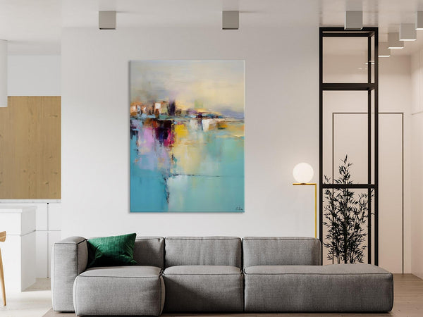 Oversized Contemporary Acrylic Paintings, Modern Abstract Paintings, Extra Large Canvas Painting for Living Room, Original Canvas Wall Art-Art Painting Canvas