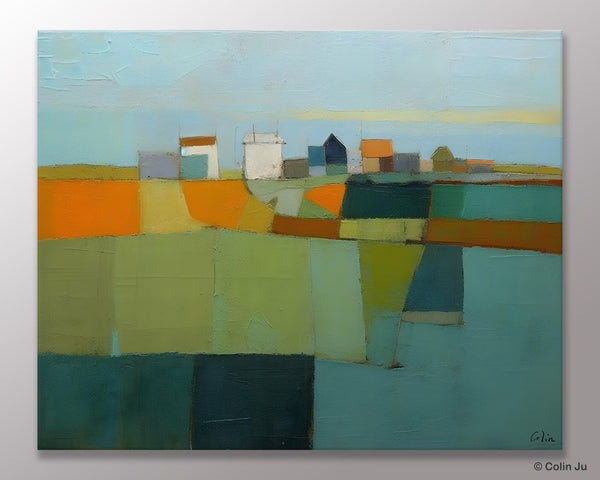 Abstract Landscape Painting on Canvas, Extra Large Landacape Wall Art for Living Room, Original Abstract Wall Art, Acrylic Painting for Sale-Art Painting Canvas