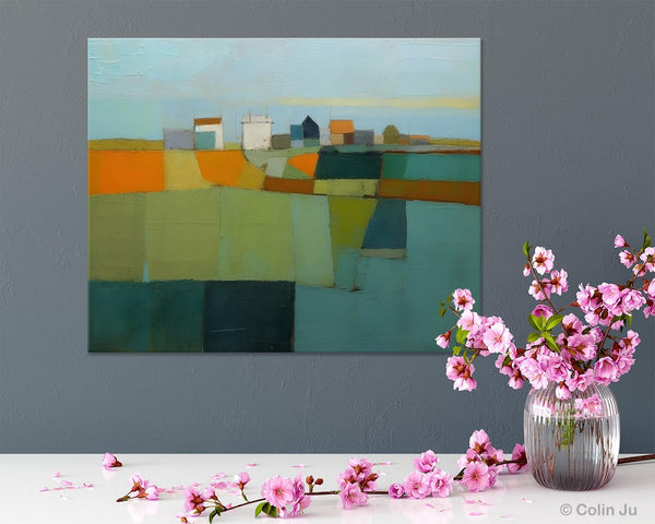 Abstract Landscape Painting on Canvas, Extra Large Landacape Wall Art for Living Room, Original Abstract Wall Art, Acrylic Painting for Sale-Art Painting Canvas