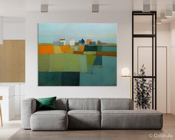 Abstract Landscape Painting on Canvas, Extra Large Landacape Wall Art for Living Room, Original Abstract Wall Art, Acrylic Painting for Sale-Art Painting Canvas
