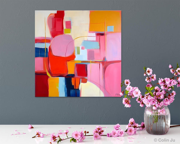 Ultra Modern Acrylic Paintings, Abstract Painting for Bedroom, Original Modern Wall Art Paintings, Oversized Contemporary Canvas Paintings-Art Painting Canvas
