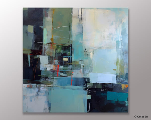 Original Modern Paintings, Contemporary Canvas Art, Modern Acrylic Artwork, Buy Art Paintings Online, Large Abstract Painting for Bedroom-Art Painting Canvas