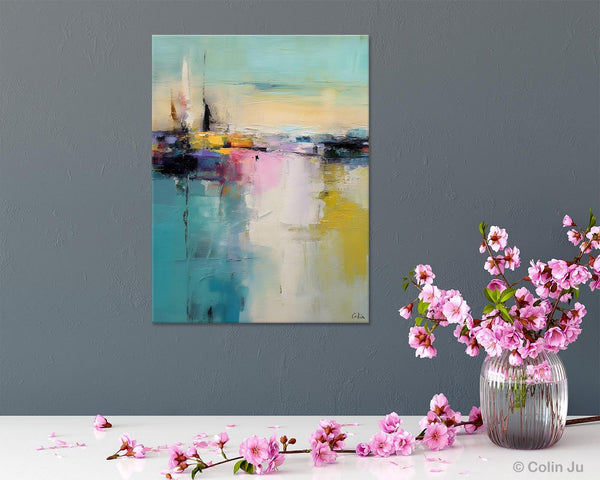 Heavy Texture Canvas Art, Abstract Paintings, Large Contemporary Wall Art, Extra Large Paintings for Living Room, Original Modern Painting-Art Painting Canvas