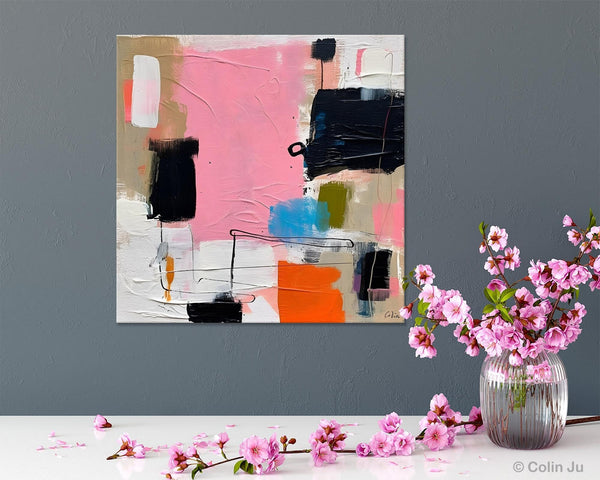 Modern Acrylic Artwork, Large Abstract Painting for Bedroom, Original Abstract Wall Art, Modern Canvas Paintings, Contemporary Canvas Art-Art Painting Canvas