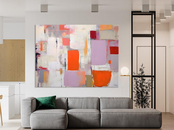 Large Wall Art Ideas for Bedroom, Hand Painted Canvas Art, Oversized Canvas Paintings, Original Abstract Art, Contemporary Acrylic Artwork-Art Painting Canvas