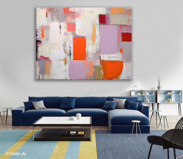 Large Wall Art Ideas for Bedroom, Hand Painted Canvas Art, Oversized Canvas Paintings, Original Abstract Art, Contemporary Acrylic Artwork-Art Painting Canvas
