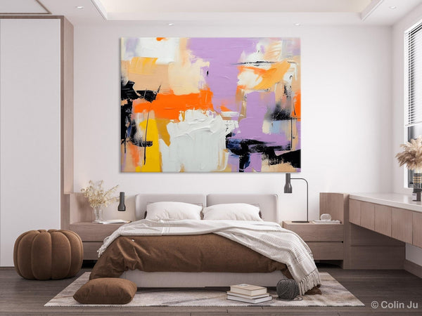 Modern Acrylic Painting on Canvas, Contemporary Wall Art Paintings, Extra Large Original Art for Dining Room, Hand Painted Canvas Artwork-Art Painting Canvas