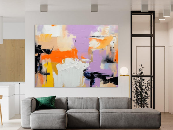 Modern Acrylic Painting on Canvas, Contemporary Wall Art Paintings, Extra Large Original Art for Dining Room, Hand Painted Canvas Artwork-Art Painting Canvas
