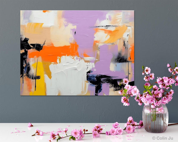 Modern Acrylic Painting on Canvas, Contemporary Wall Art Paintings, Extra Large Original Art for Dining Room, Hand Painted Canvas Artwork-Art Painting Canvas