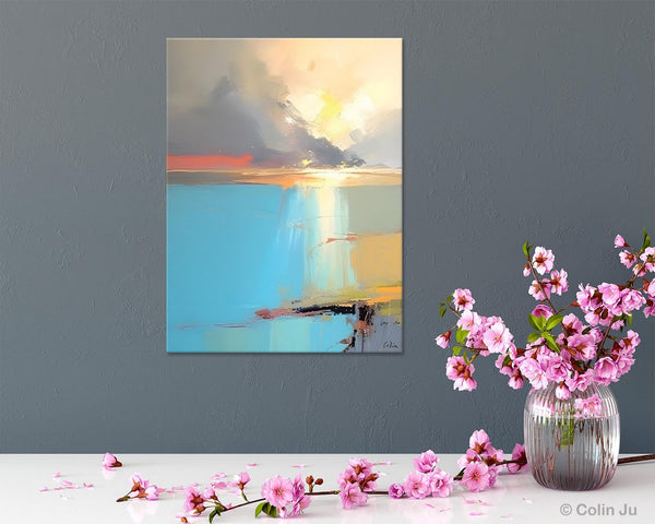 Contemporary Acrylic Painting on Canvas, Large Original Artwork, Large Landscape Paintings for Living Room, Modern Canvas Art Paintings