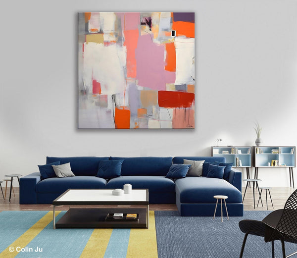 Modern Acrylic Paintings, Original Modern Paintings, Contemporary Canvas Art for Living Room, Extra Large Abstract Paintings on Canvas-Art Painting Canvas