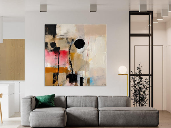 Modern Canvas Art Paintings, Abstract Wall Art for Bedroom, Original Modern Acrylic Artwork, Extra Large Abstract Paintings for Dining Room-Art Painting Canvas