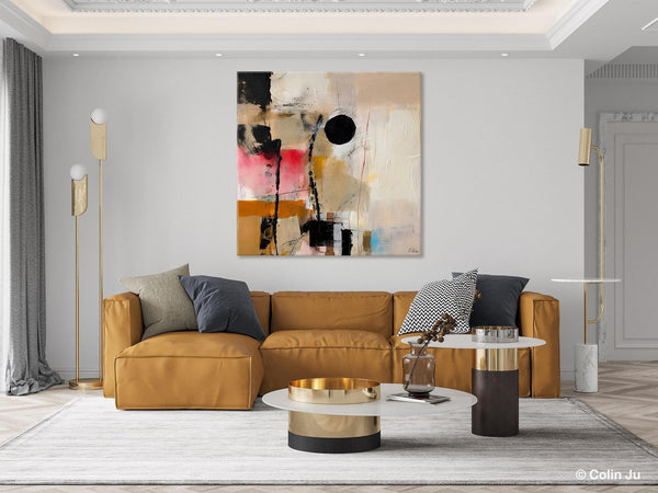 Modern Canvas Art Paintings, Abstract Wall Art for Bedroom, Original Modern Acrylic Artwork, Extra Large Abstract Paintings for Dining Room-Art Painting Canvas