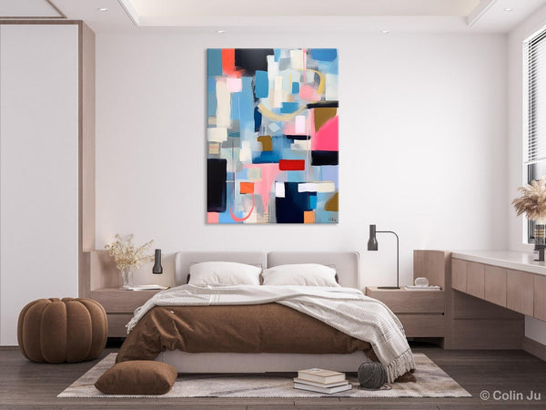 Original Modern Artwork, Contemporary Acrylic Painting on Canvas, Large Wall Art Painting for Bedroom, Oversized Abstract Wall Art Paintings-Art Painting Canvas